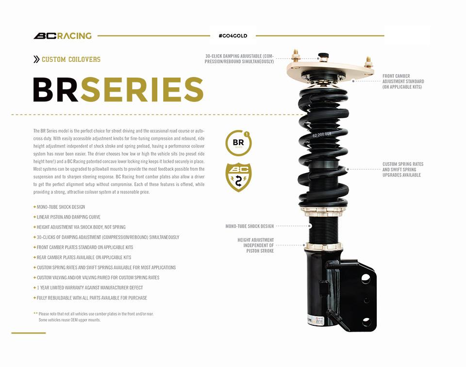 BC Racing Coilovers 2011+ Scion TC